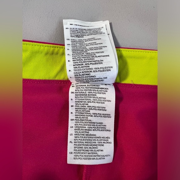 ADIDAS TENNIS SKIRT attached Pink SHORTS Tenis Skort  Misses Sz Small - Picture 9 of 13